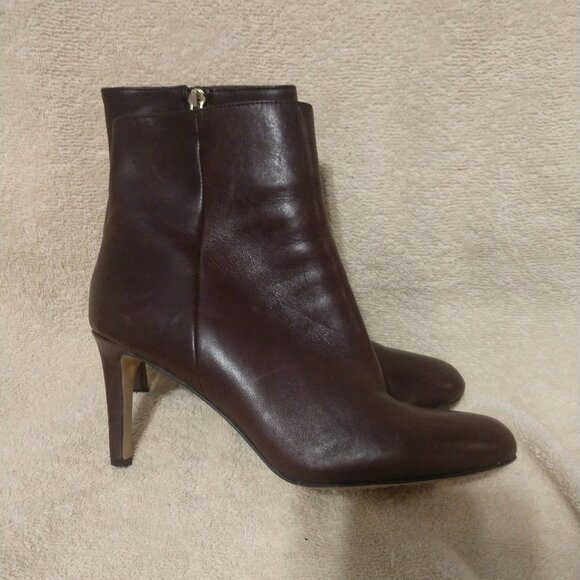 Vince Camuto “Cloey” brown leather ankle boots 7.5 - Picture 3 of 12